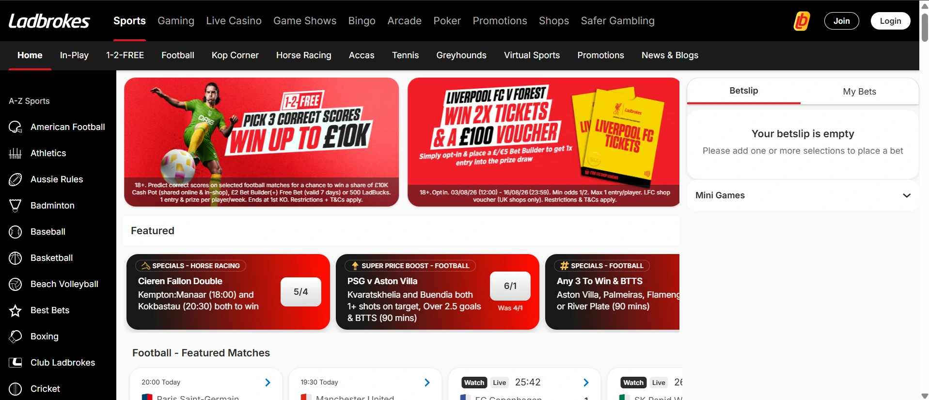 Ladbrokes casinosite
